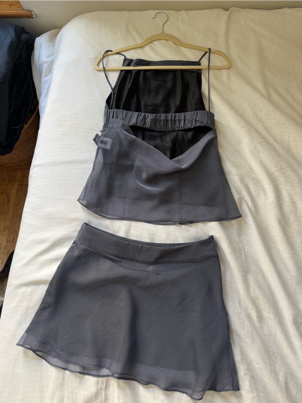 Enduring Kairos Cherie Skirt (Small) + Angelo Top (medium) in Oceano Blue - Picture 7 of 9